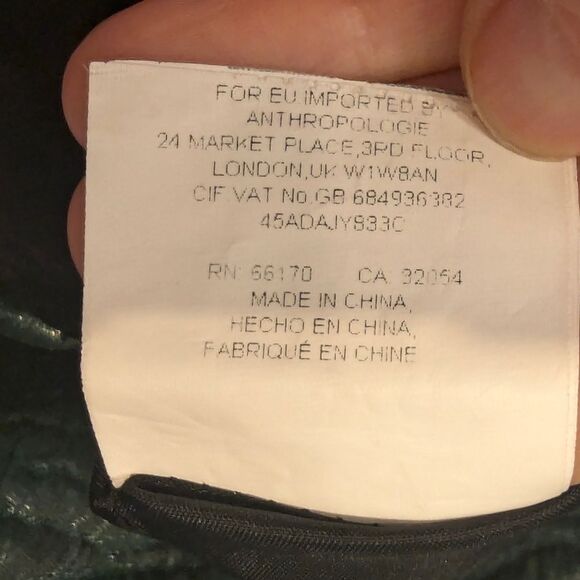 Leifsdottir Anthropologist zip blooms sheath floral green formal mini dress sz 4 - Picture 8 of 10